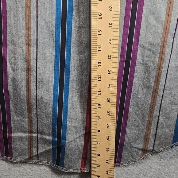 Wrangler Pearl Snap Western Shirt 17 Long Tails XL. - Picture 9 of 11